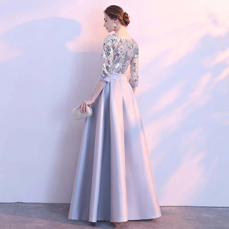 Халат De Soiree 2021 новый элегантный блесток Золотое вечернее платье Vestido de festa для