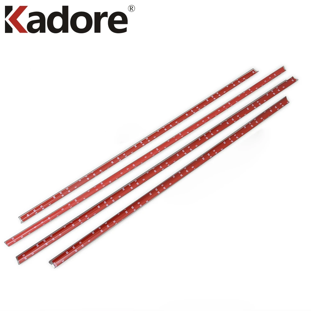 Опускное стекло Подоконник Накладка для Volkswagen VW T ROC TROC 2017 2018 2019 Хромированный