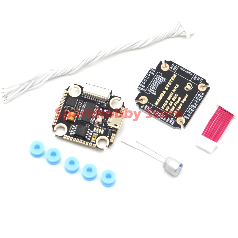 Diatone MAMBA F405 MINI MK2 F4 8K контроллер de vuelo integrado Betaflight OSD 5 V 1.5A BEC 2-6 S para защитный чехол для ремня
