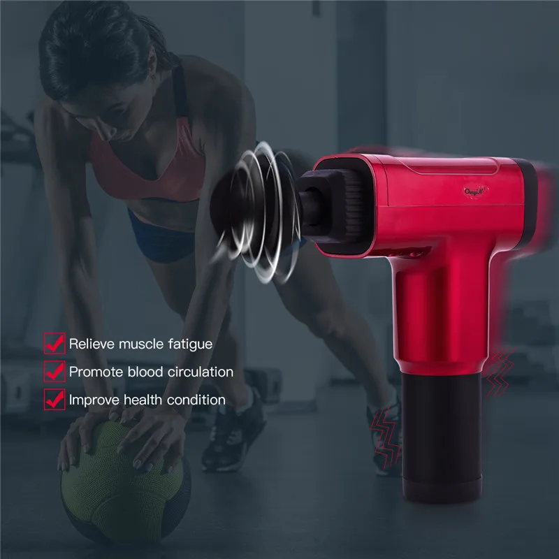 Электрический пистолет для массажа профессиональный стимулятор мышц с быстрой