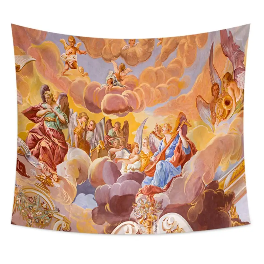 Гобелен Иисус настенное покрывало Фреска декор для гостиной ангел настенная