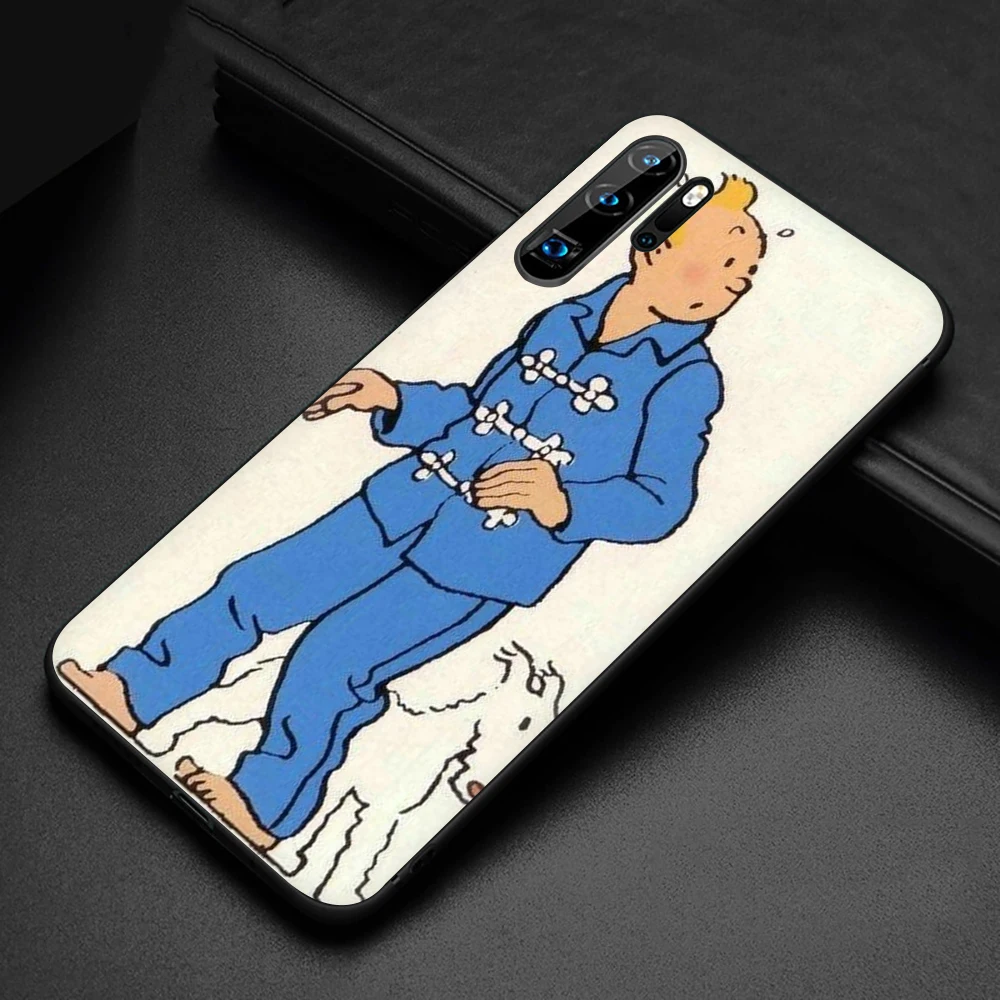 B3 The Adventures of Tintin New Fun Soft Silicone phone case for Huawei P8 P9 P10 P20 P30 Lite Mini Pro P Smart Z Plus - Color: B3