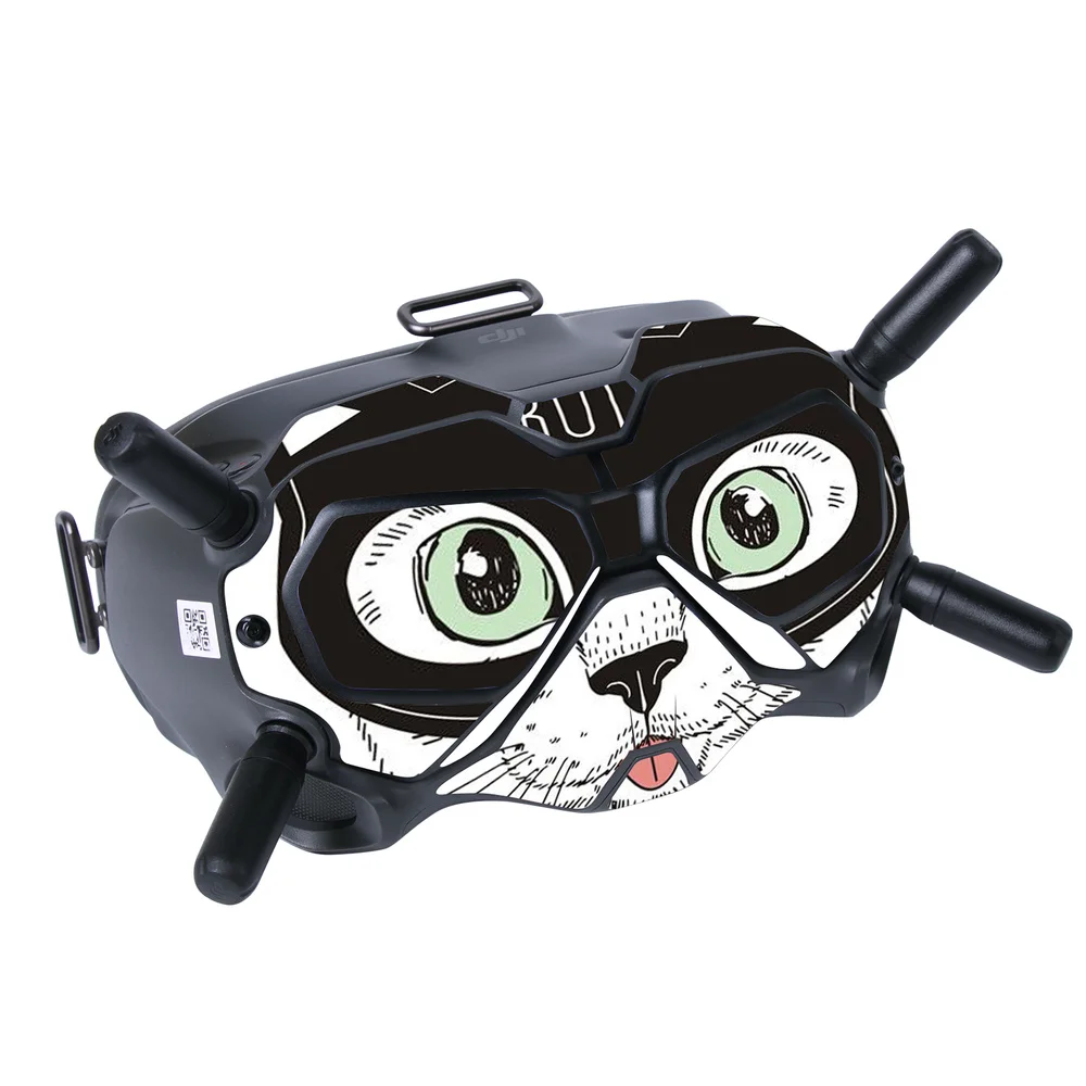 Cat 02 Waterproof PVC Sticker for DJI FPV Goggles