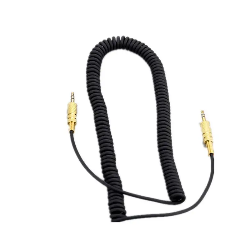 

T21B 3.5mm Replacement Cable Coiled Cord for marshall Woburn Kilburn II Male to male