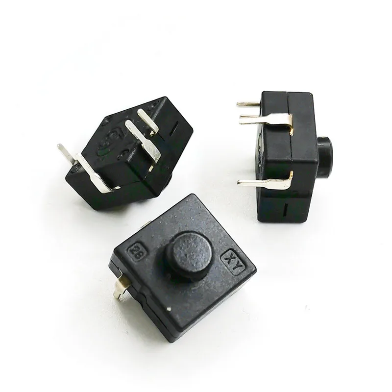 

3pcs/lot Strong Light Flashlight Switch CREE XPE Q5 T6 Central Switch 4 Feet Three-ON One-OFF Electric Torch Switches