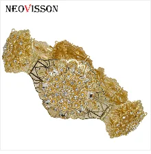 NEOVISSON kavesia Shuttle Shaped металлический нагрудник этническое свадебное платье нагрудная Пряжка наборы европейские традиционные украшения для тела