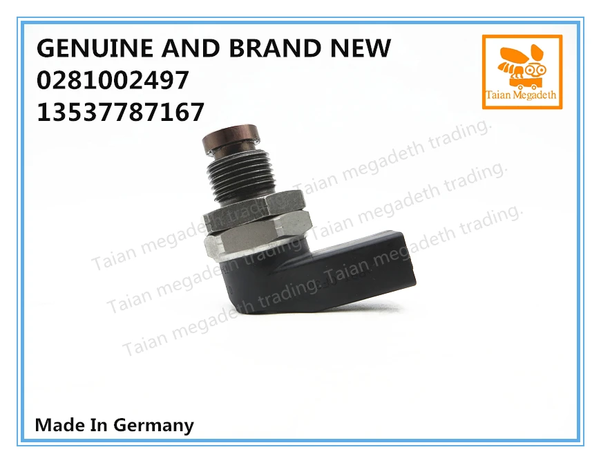 Подлинный и совершенно новый датчик давления впрыска дизельного топлива 0281002497