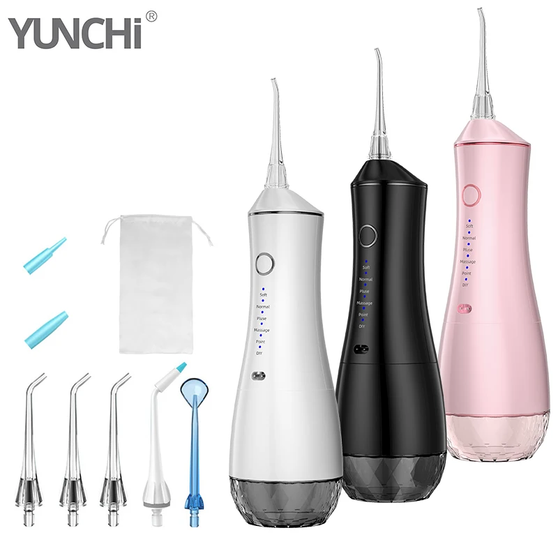 Электрический ирригатор для полости рта перезаряжаемый Аккумуляторный водный