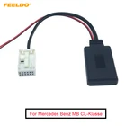FEELDO 1 шт. автомобильный стерео радио AUX кабель для Mercedes Benz Comand APS NTG CD20 30 50 беспроводной Bluetooth интерфейс аудио AUX адаптер