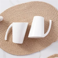 simple design coffee mug white fashion nordic style ceramic water milk juice cups at home office