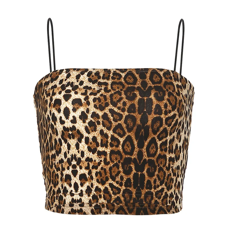 

Leopard Print Sleeveless Top and Dress Sexy Women Mini Dresses Spring Fashion Streetwear Party Outfits Vestidos Summer Mini Tops