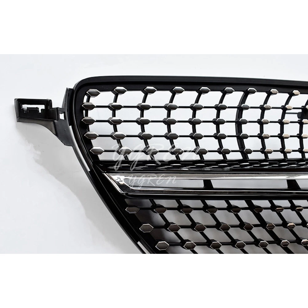 Fit for Mercedes Benz GLE W166 2015-2019 Front Grilles Diamond Silver Black with Camera Hole | Автомобили и мотоциклы