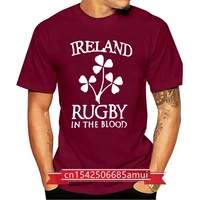 irland rugby hemd langrmliges oberteil t shirt in the blood neu 100 cotton
