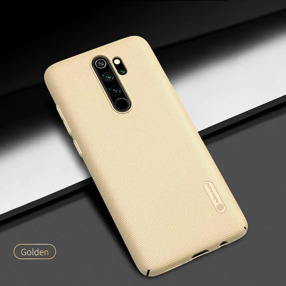 Золотой Redmi Note 8 Pro чехол Nillkin матовая жесткая задняя крышка из ПК чехол для Xiaomi Redmi Note 8 8T Note8 Pro - Цвет: Золотой