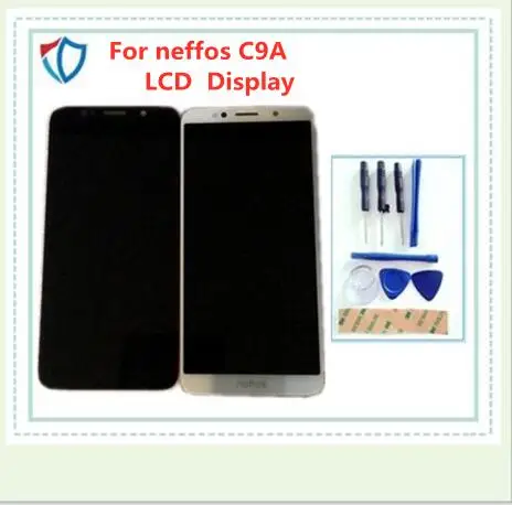 Новый 5 45 дюймовый ЖК-дисплей в сборе для neffos C9A + фотография сотового телефона TP706A