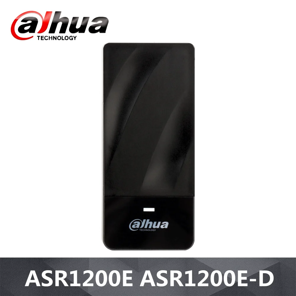 

Dahua Water-proof RFID Reader ASR1200E ASR1200E-D Red, blue and green indicator LEDs Surface mounted installation