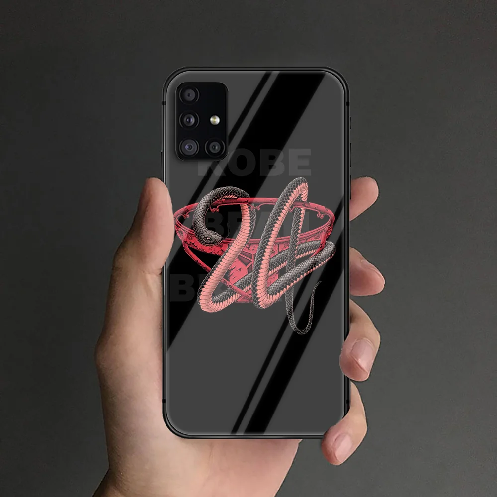 

Kobe Basketball Bryant Phone Tempered Glass Case Cover For Samsung Galaxy S Note 5 6 9 10 10E 20 21 FE Plus Uitra Luxury Etui