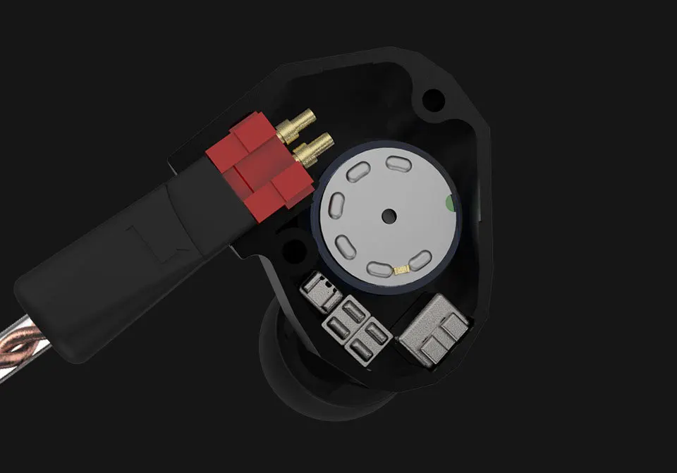 KBEAR KB10 5 сбалансированная арматура драйвер в ухо наушники HIFI монитор с басом наушники с 2PIN кабелем KZ AS10 C12 ZS10 PRO
