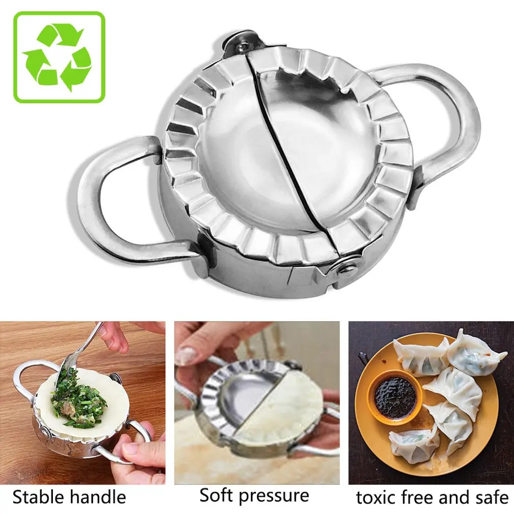 

2017 Kitchen Pastry Tools Maker Dough Cutter Cooking Dumpling Mould Kitchen Accessories Stainless Steel LESHP