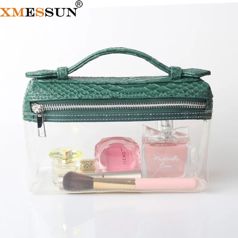 Водонепроницаемая прозрачная косметичка из ПВХ для ванны Женский чехол макияжа