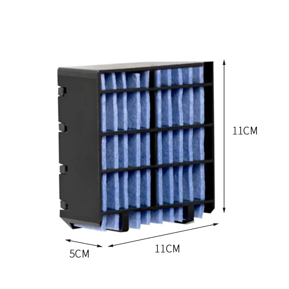 

1/2/3PCS Cleaning Supplies Air Portable Personal Space Cooler Air Conditioner Replacement Filter Black Filter Elements Home Fans