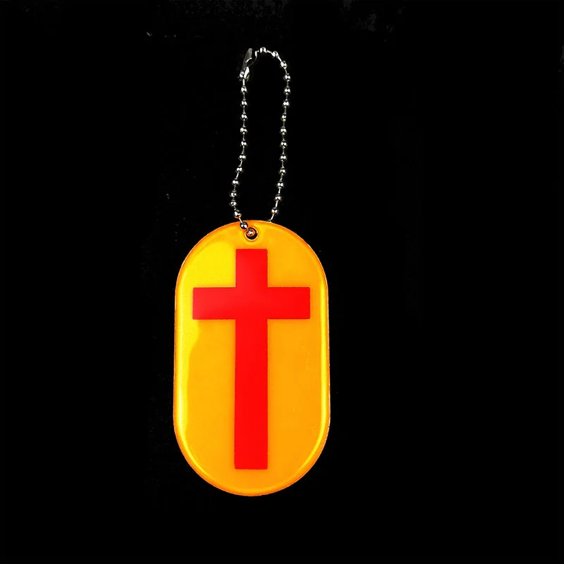 Христианский крест светоотражающая подвеска Jesusy сумка вешалка для аксессуаров