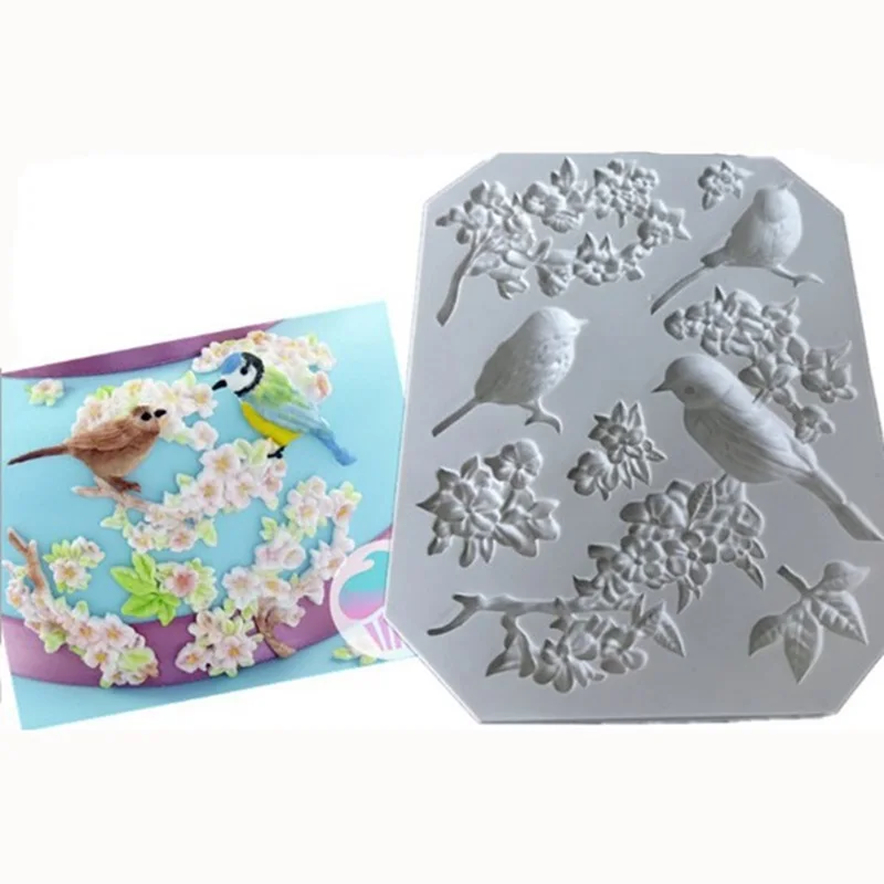 3D силиконовые формы для торта свадебные украшения свадебного рождественской