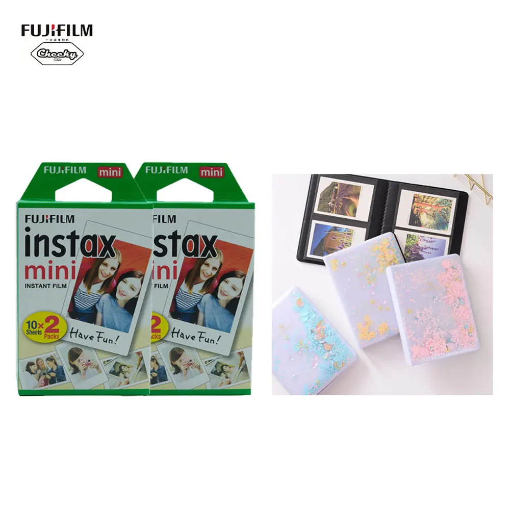 Fujifilm instax mini 8 Film 9 7s 50 90 мгновенная фотокамера бумажная пленка + 3 &quotфотоальбом