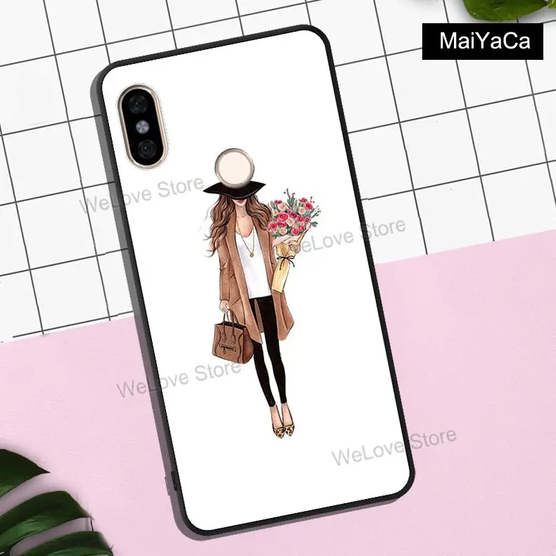 Модный художественный постер для девушек Xiaomi Redmi Note 11 10 9 8 Pro 10S 9A 9T Mi Lite 11T POCO X3 GT M3 M4