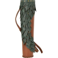 medieval elf leather arrow quiver viking knight nomad hunting bag shoulder belt holster elven hunter archery costume accessory