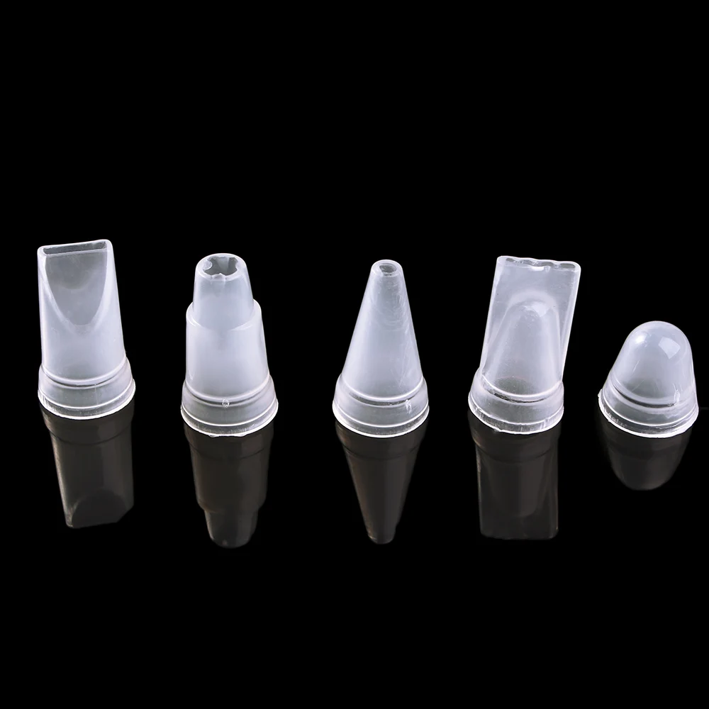 Инструмент для выдавливания соуса с 3 насадками силиконовая ручка украшения