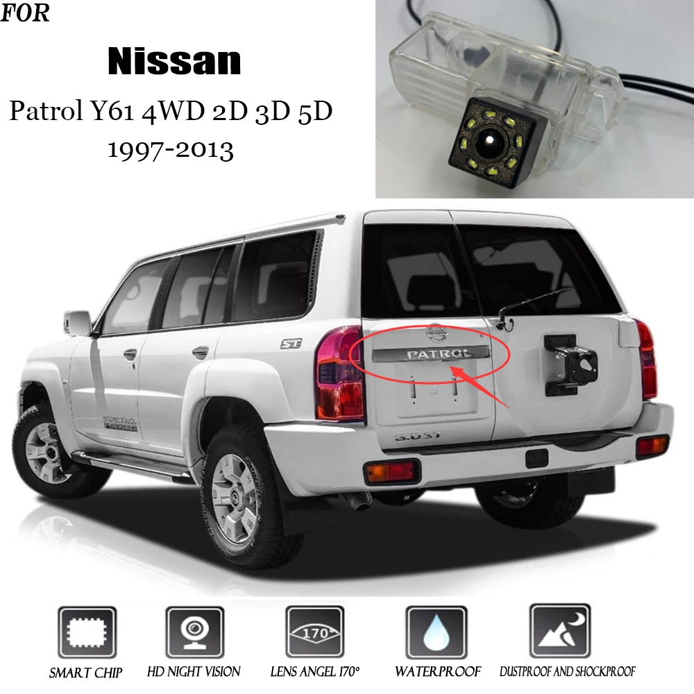 Задняя камера для Nissan патруль/Y61 4WD 2D 3D 5D 1998 2013 резервная камера/CCD ночное