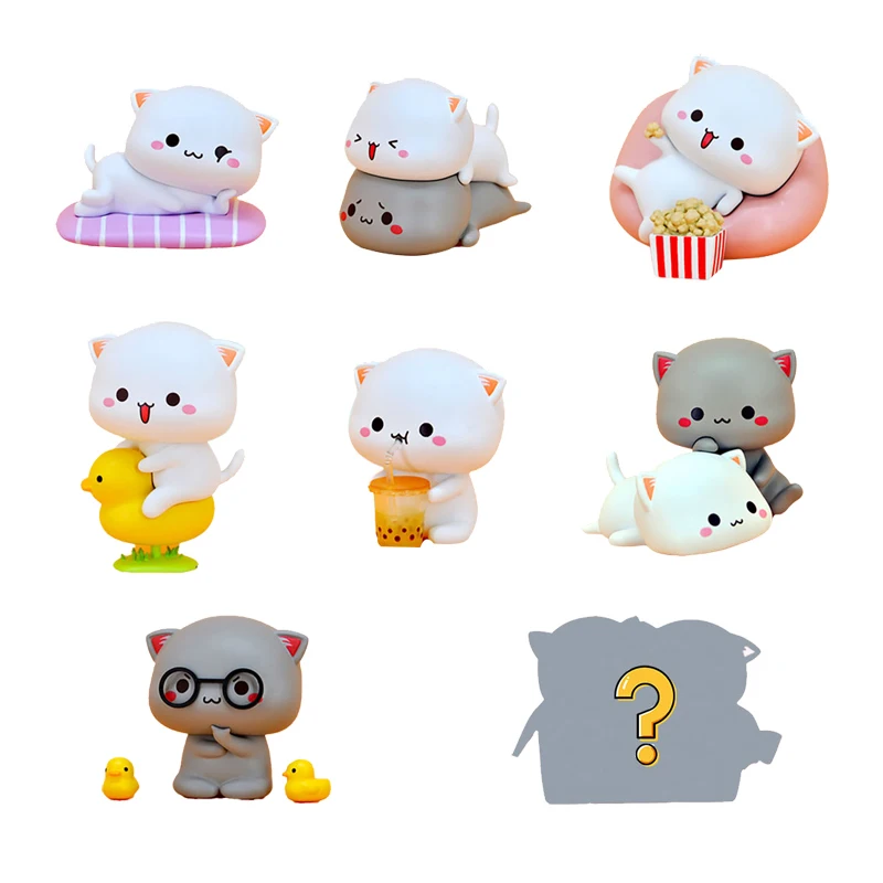 Милый Кот любви искусственное украшение для стола подарки пар милая мультяшная