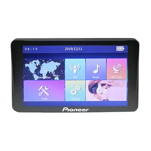 pioneer TOPSOURCE 7 дюймов HD Автомобильный gps навигатор WinCE 6,0 FM 8 Гб автомобиль грузовик gps Sat Nav карта обновление Россия/США/Испания/Франция - Размер экрана, дюймов: pioneer