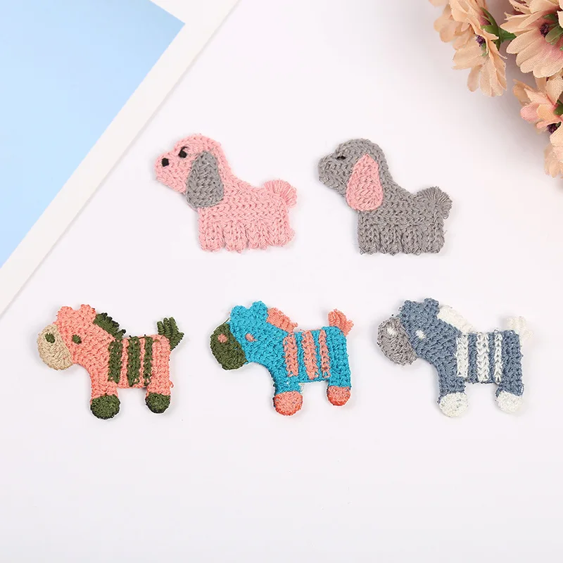 Новинка 100 шт./лот 2019 материал для украшения волос сделай сам вязаные нашивки в