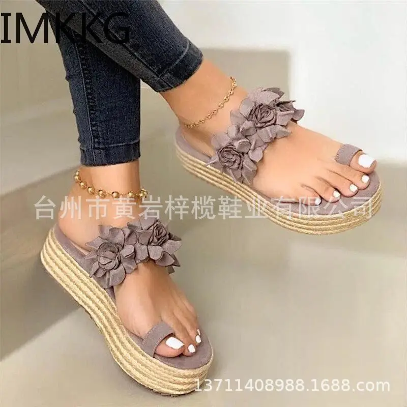 Женские шлепанцы Женская обувь на плоской подошве Летние пляжные без застежки