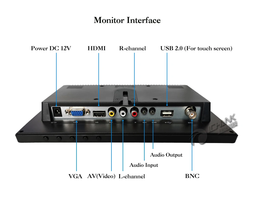 B101JC-ABHUV-A/10," 1280x800 Поддержка системы Apple OS сенсорный монитор/10" HDMI промышленный медицинский четырехпроводный сенсорный экран