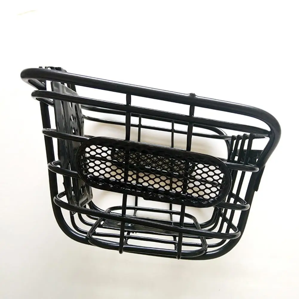 

None Cuboid Steel Wire Front Black Basket Bike Accessories Bicycle Mountain Bike