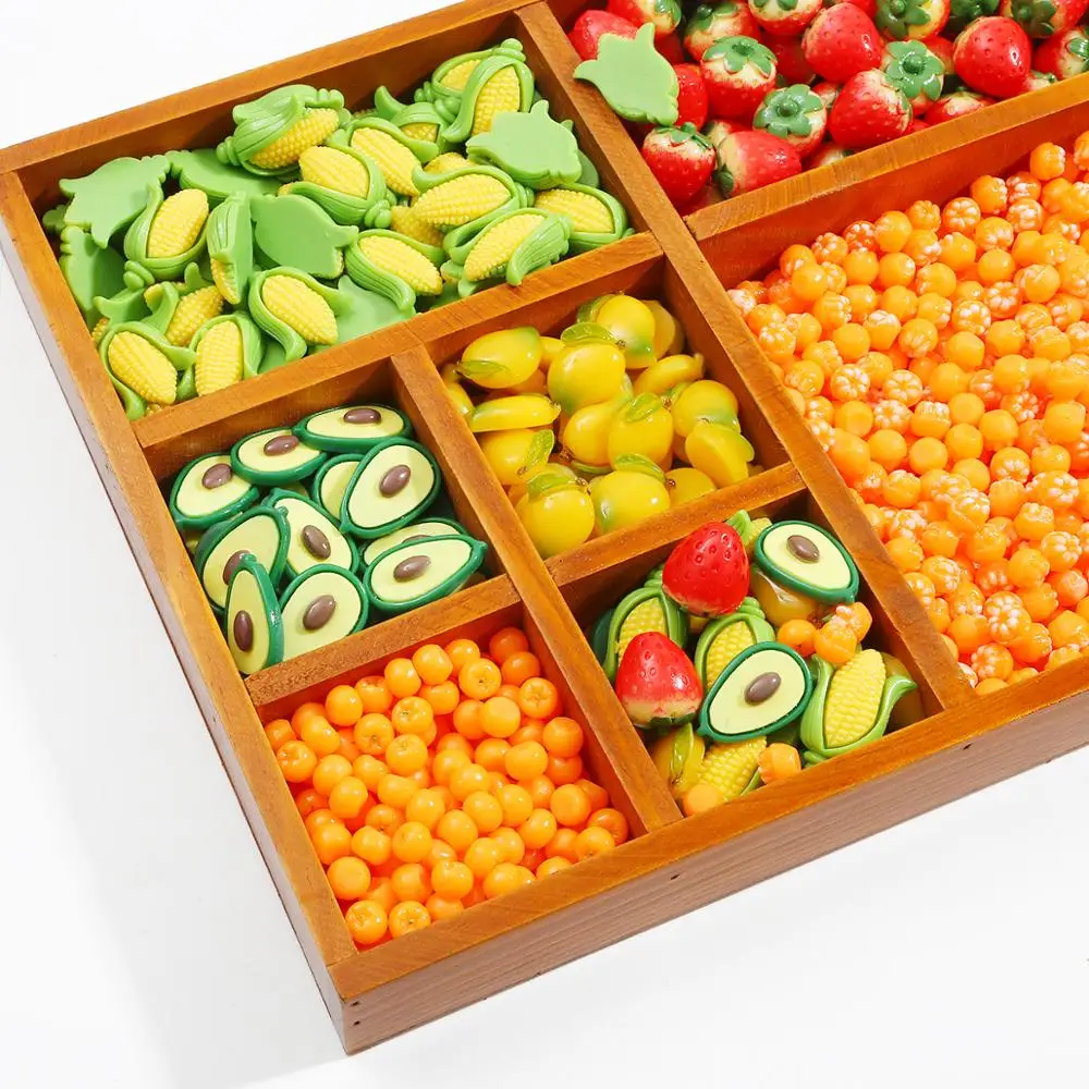 10 шт. милые искусственные фрукты из смолы DIY материалы ручной работы украшения