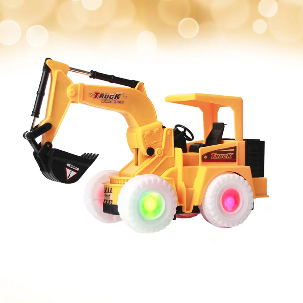 

Electric Universal Excavator Colorful Light Excavator Toys Kids Musical Electric Excavator (without Battery)