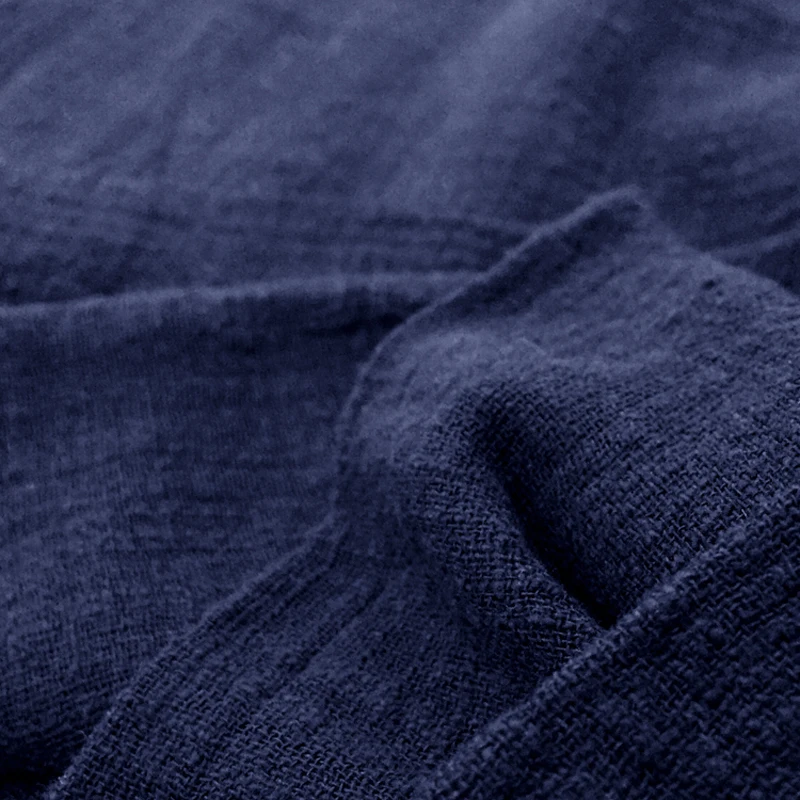 Тонкая однотонная хлопчатобумажная льняная ткань 100*130 см для промывки песком