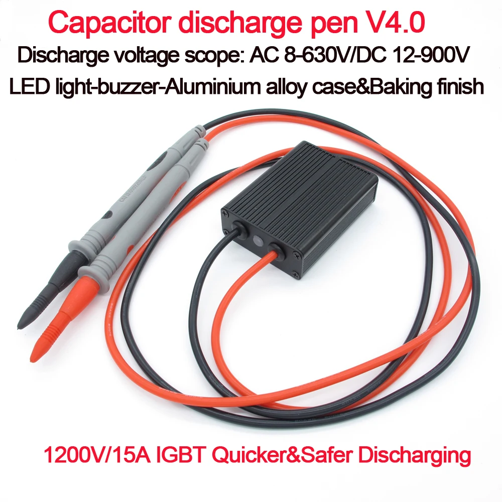 Ferramentas de Reparo do Descarregador do Capacitor tv Lcd Ar-condicionado de Alta Tensão Que Descarrega a Ferramenta de Proteção Ac630v Dc900v Descarga Rápida Peças e acessórios p/ instrumentos