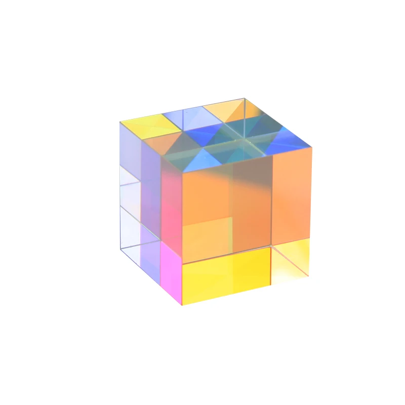 Дихроическая призма шестисторонний яркий световой куб призмы с разделением луча