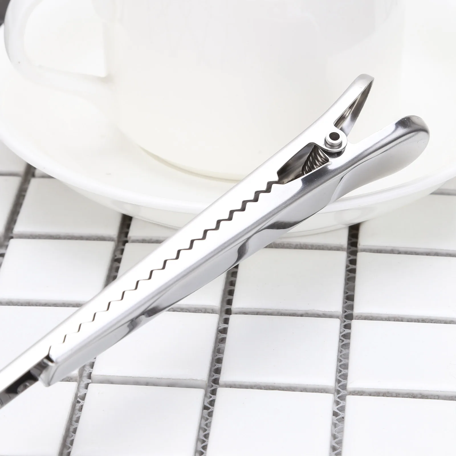 Ложка для кофе из нержавеющей стали с зажимом сумки прочные многоразовые