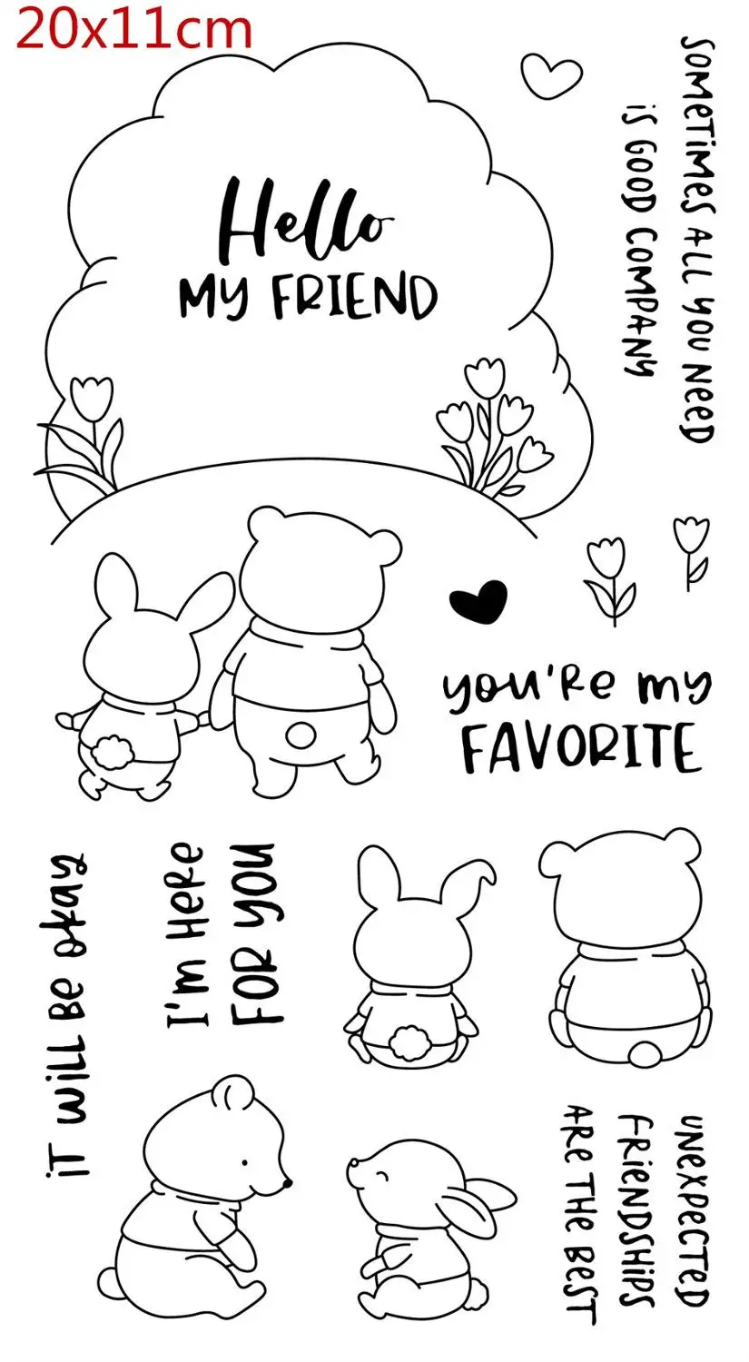 Прозрачные силиконовые штампы в виде животных и металлические для изготовления