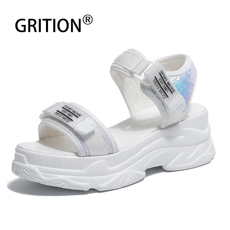 Сандалии GRITION женские цветные спортивные дышащие Нескользящие износостойкие на