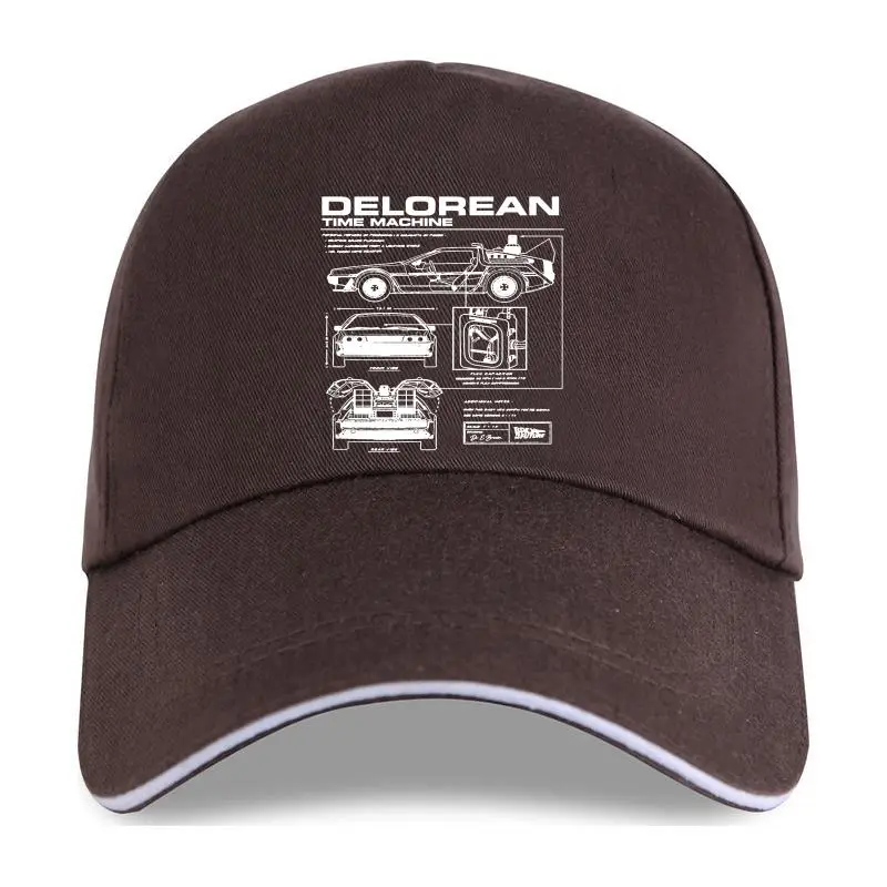 

New Back To The Future Delorean Schematic Baseball cap Navy Lowest Price Fast Delivery Streetwear