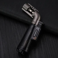 now simple elbow straight into the gas windproof lighter pipe cigarette transparent mini welding torch plastic metal material