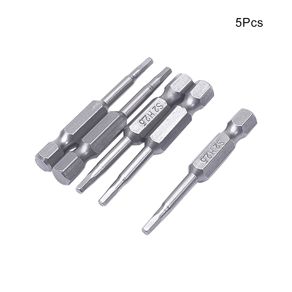 

Utoolmart Hot 5Pcs 1/4" Hexagon Screwdriver Bit Hex Shank Hexagonal Tip S2 Steel Magnetic Screw Driver Bits 50mm Hardware Tool