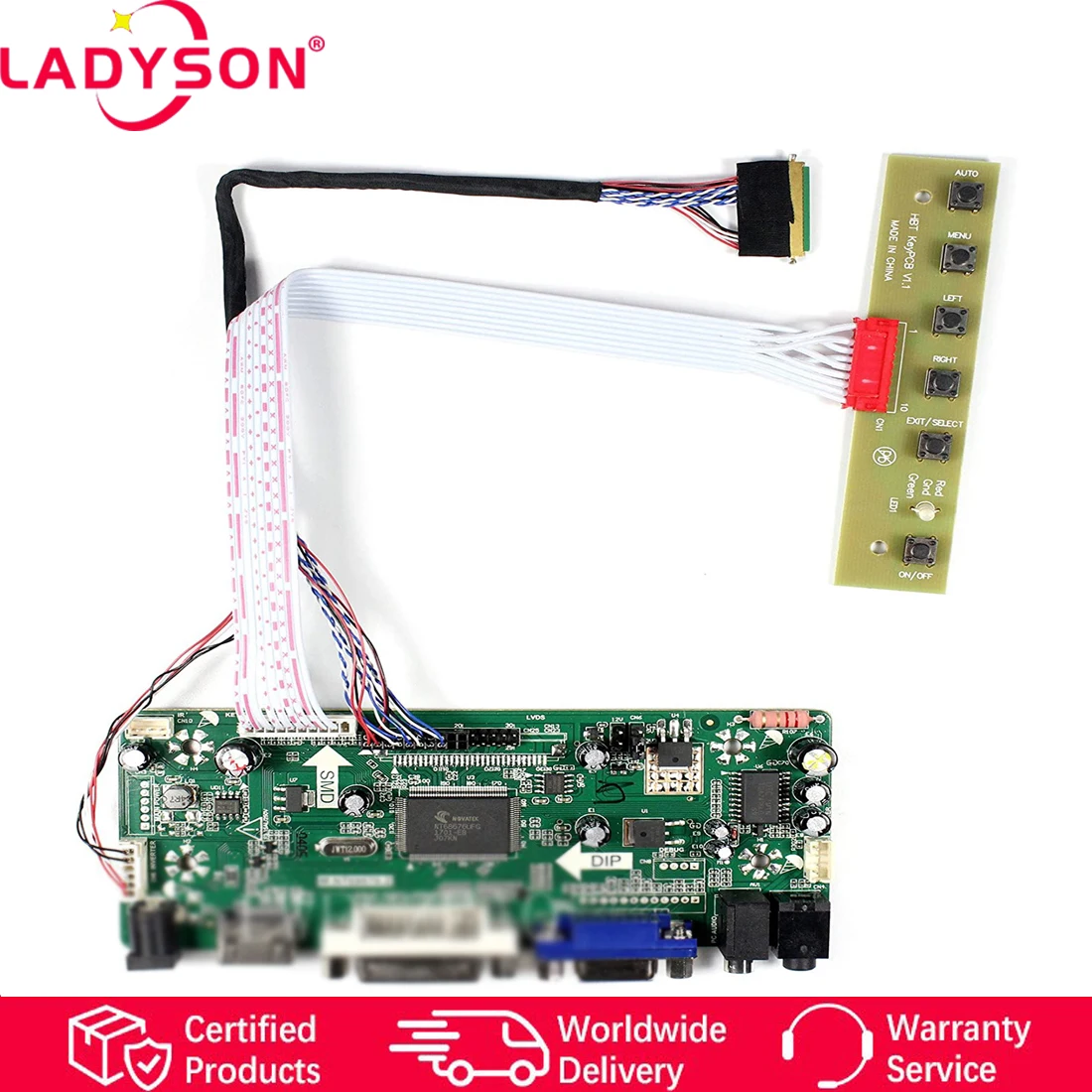 Новый комплект контрольной платы монитора для LP101WSA(TL)(N1) LP101WSA-TLN1 HDMI + DVI VGA